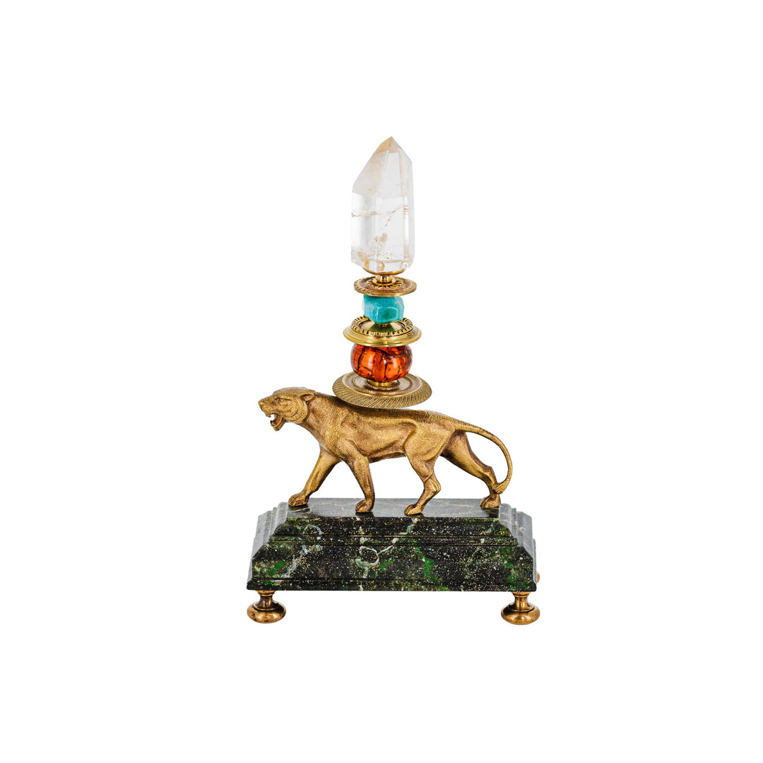 Eine Pantherskulptur vom Künstler Klaus Dupont