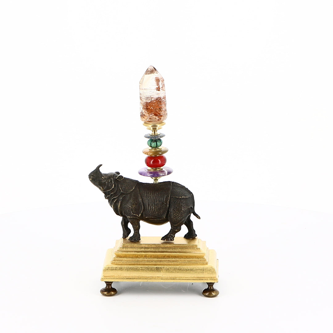 Klaus Dupont - Panzernashorn Clara mit Achatobelisk