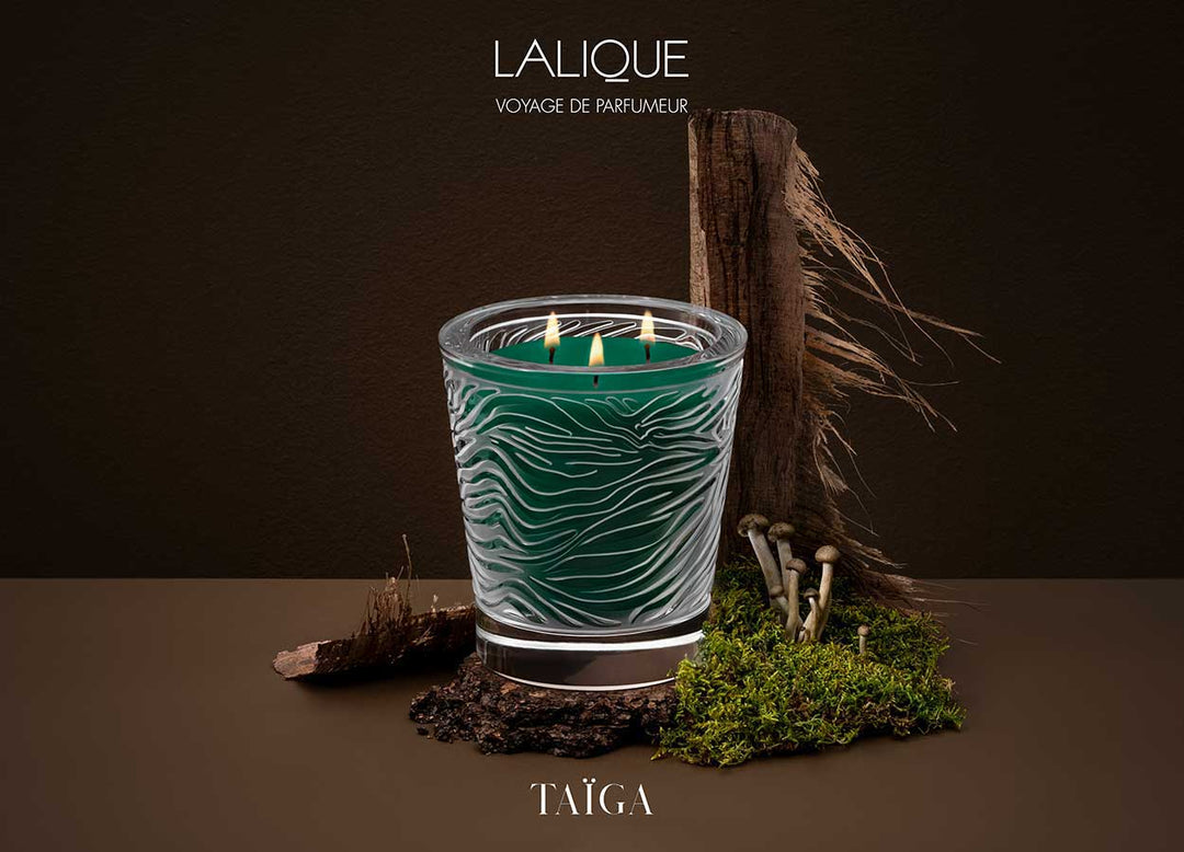 Lalique - Duftkerze Taïga, Kristallglas