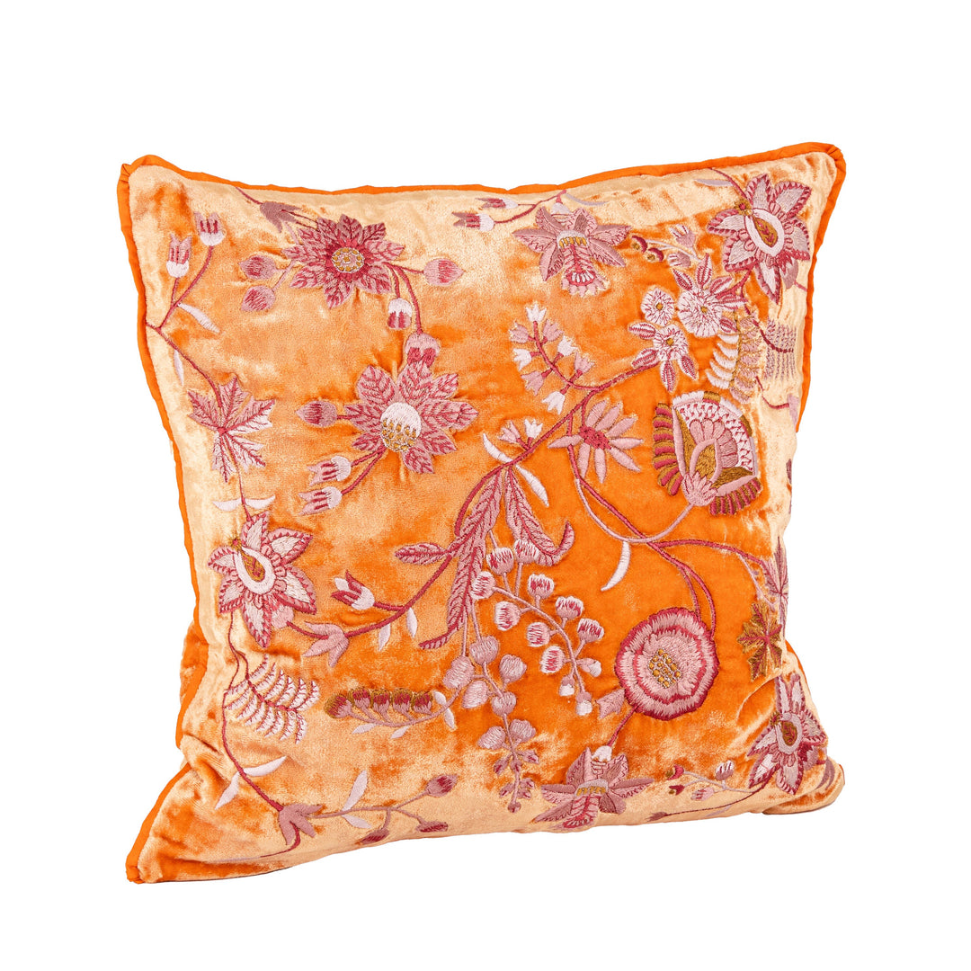 Apricot Samtkissen Geschenk Blumen Bahlmann München 
