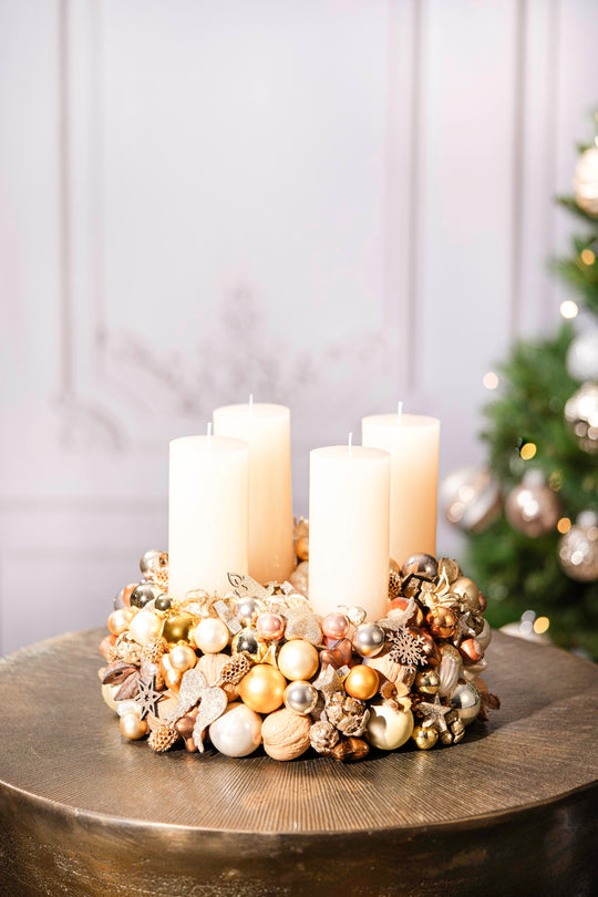 Adventskranz "Warmes Gold"
