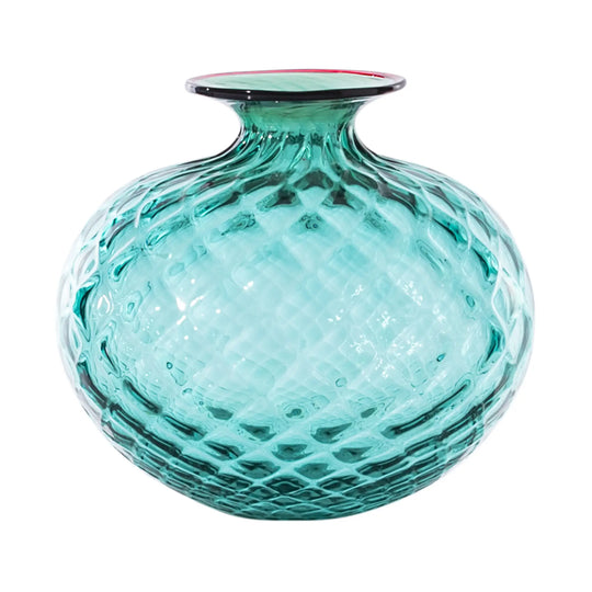 Die Venini Vase Monofiori Balloton in Minzgrün verbindet künstlerisches Design mit traditioneller Handwerkskunstund macht jedes Stück zu einem besonderen Blickfang für Ihr Zuhause oder als edles Geschenk. Blumen Bahlmann München