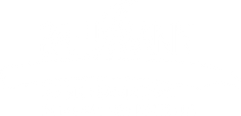 Das Logo von Bahlmann Blumenbinderei im Münchner Rathaus in Weiß.